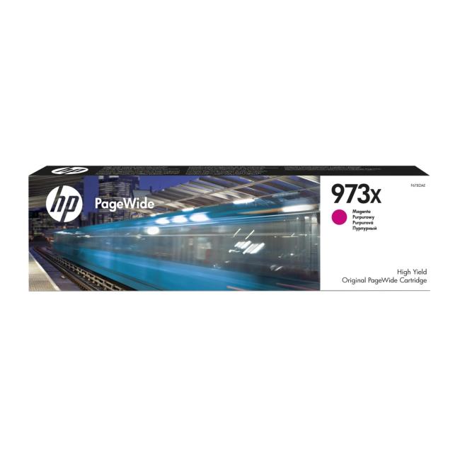 Inkoustová náplň HP F6T82AE HP 973X magenta (7.000 str.) pro PageWide Pro 452/477/Managed P57750