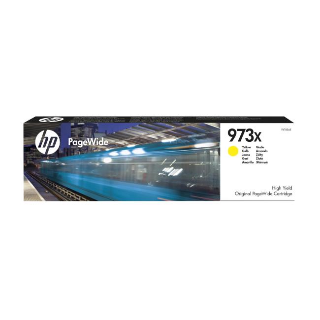 Inkoustová náplň HP F6T83AE HP 973X yellow (7.000 str.) pro PageWide Pro 452/477/Managed P57750