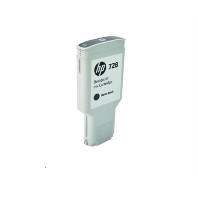 Inkoustová náplň HP F9J68A HP 728 matte black (300 ml) pro DesignJet T730/ T830
