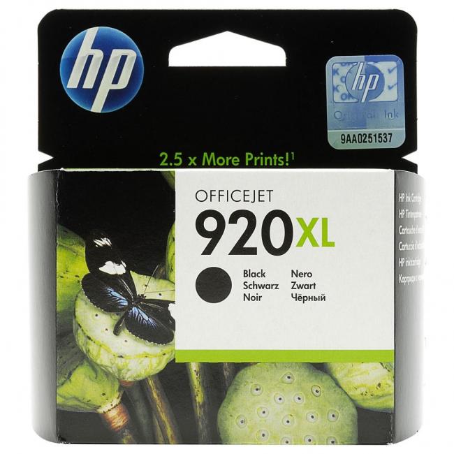 Inkoustová náplň HP CD975AE HP 920XL černá XL (1.200 str.) pro Officejet 6500/7000/7500