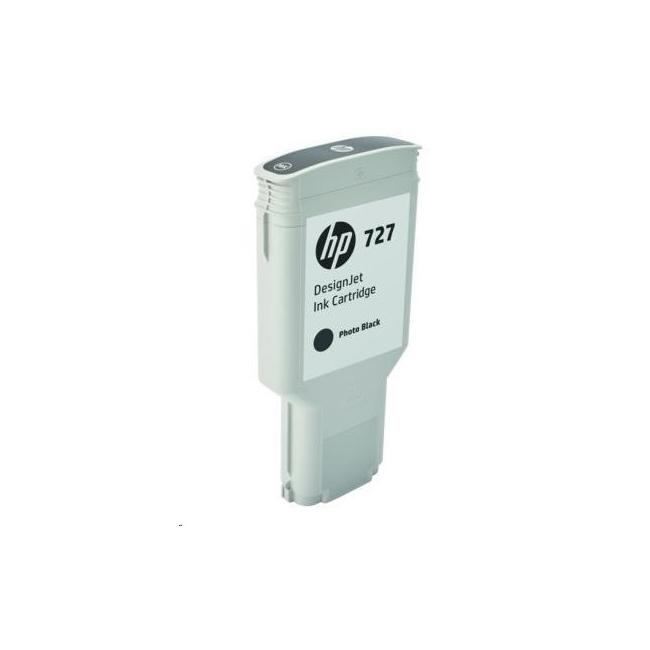 Inkoustová náplň HP F9J79A HP 727 photo black (300 ml) pro DesignJet T920/T1500/ T2500