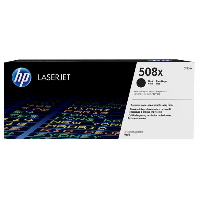 Toner HP CF360X HP 508X black (12.500 str.) pro LaserJet M552/M553/M577