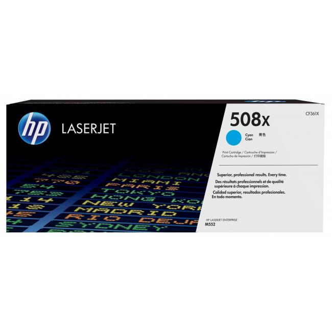 [HP001361] Toner HP CF361X HP 508X cyan (9.500 str.) pro LaserJet M552/M553/M577