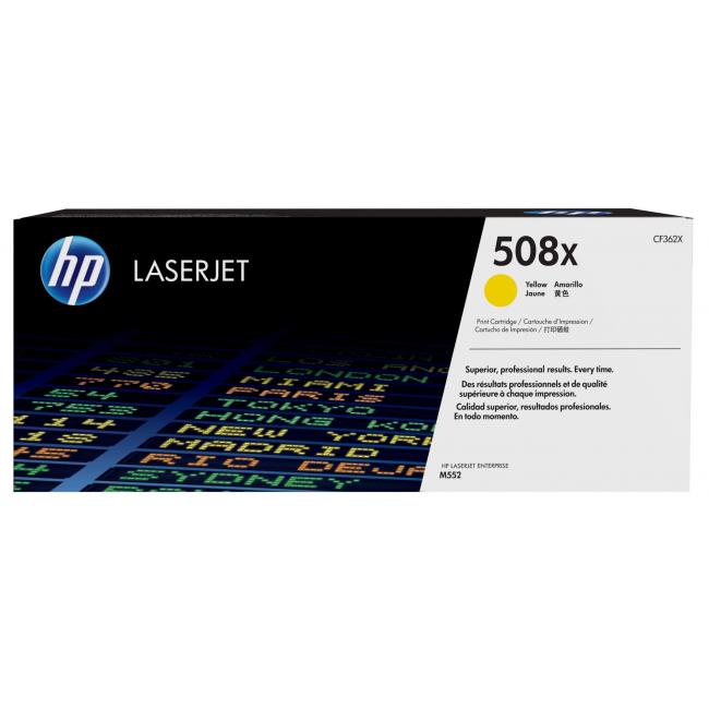 Toner HP CF362X HP 508X žlutý (9.500 str.) pro LaserJet M552/M553/M577