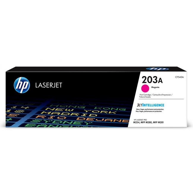 Toner HP CF543A HP 203A magenta (1.300 str.) pro LaserJet Pro M254dw/M280nw/ M281fdn