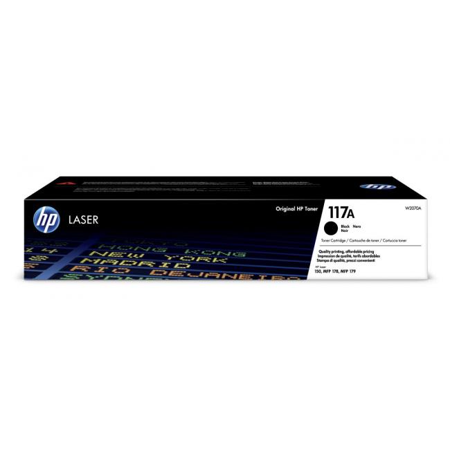 Toner HP W2070A HP 117A black (1.000 str.) pro Color Laser 150a/ MFP 178nw/179fnw