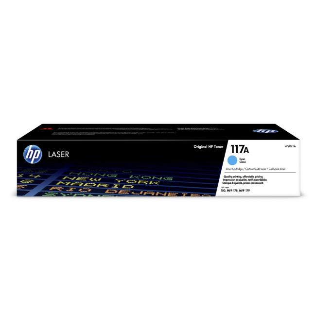 Toner HP W2071A HP 117A cyan (700 str.) pro Color Laser 150a/ MFP 178nw/179fnw