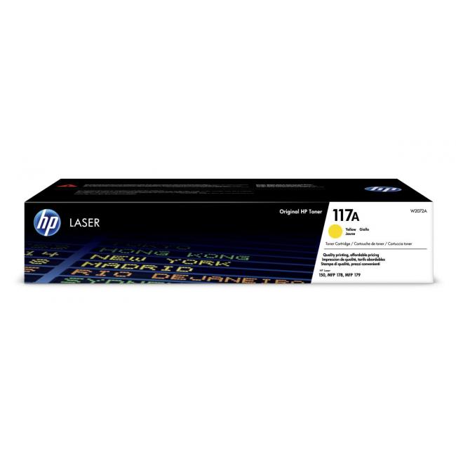 Toner HP W2072A HP 117A yellow (700 str.) pro Color Laser 150a/ MFP 178nw/179fnw