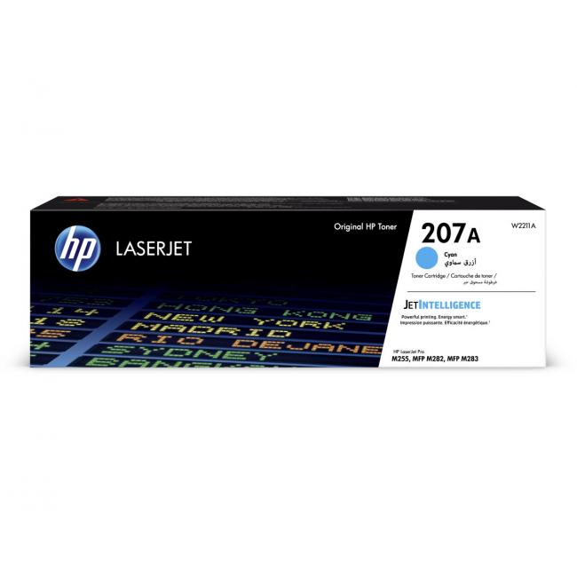 Toner HP W2211A HP 207A cyan (1.250 str.) pro Color LaserJet Pro M255/MFP M282/ M283