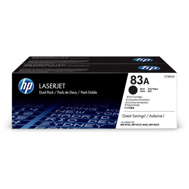 Toner HP CF283AD HP 83A dual pack black (2x1.500 str.) pro LaserJet Pro M125/ M127/ M201n/ M225dn