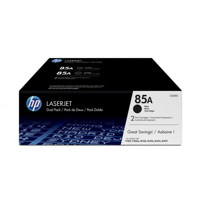 [HP002285] Toner HP CE285AD HP 85A dual pack black (2x1.600 str.) pro LaserJet Pro P1102/1102w
