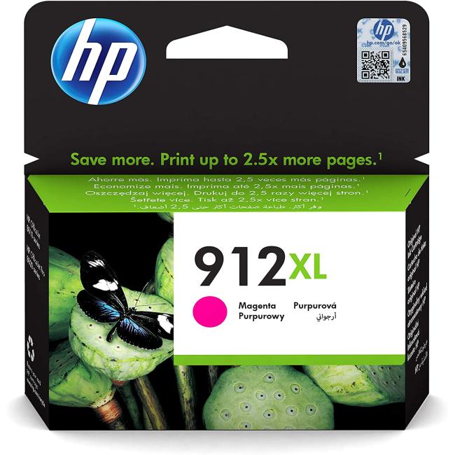 Inkoustová náplň HP 3YL82AE HP 912XL magenta XL (700 str.) pro Officejet 8012e/8013/8022e/ 8023