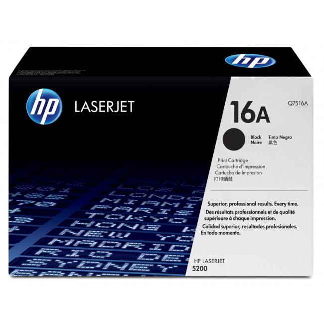 Toner HP Q7516A HP 16A black (12.000 str.) pro LaserJet 5200