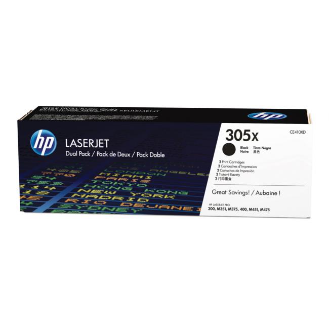[HP011410] Toner HP CE410XD HP 305X dual pack black (2x4.000 str.) pro LaserJet Pro M351/ M375/ M451/ M475