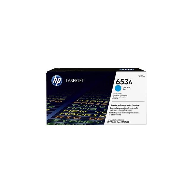 Toner HP CF321A HP 653A cyan (16.500 str.) pro LaserJet Enterprise M680
