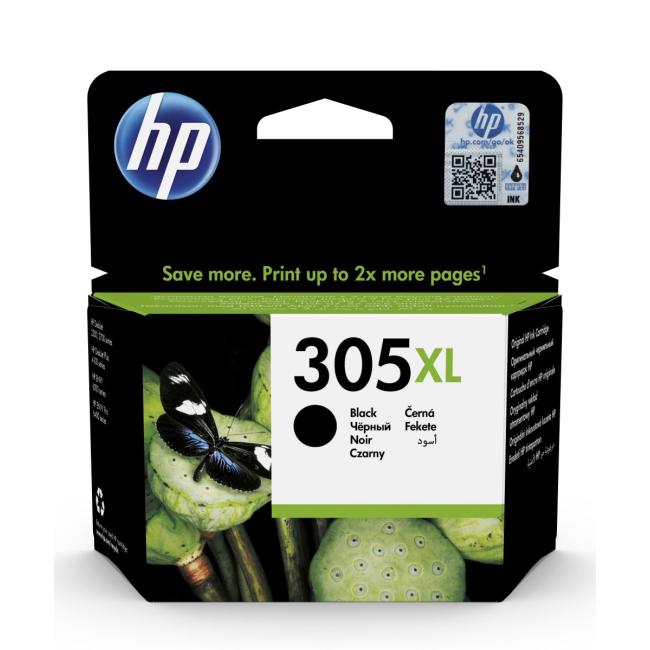 Inkoustová náplň HP 3YM62AE HP 305XL černá XL (240 str.) pro DeskJet 2320/2720/Plus 4120