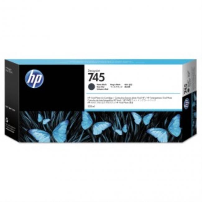 Inkoustová náplň HP F9K05A HP 745 matte black (300 ml) pro DesignJet Z2600 PostScript/Z5600 PostScript
