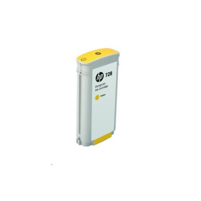 Inkoustová náplň HP F9J65A HP 728 yellow pro DesignJet T730/ T830 (130 ml)