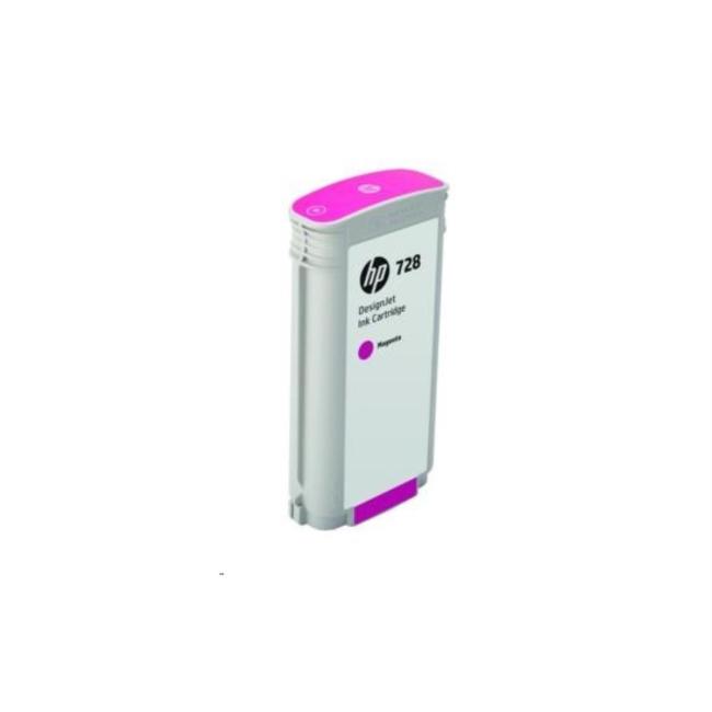 Inkoustová náplň HP F9J66A HP 728 magenta pro DesignJet T730/ T830 (130 ml)