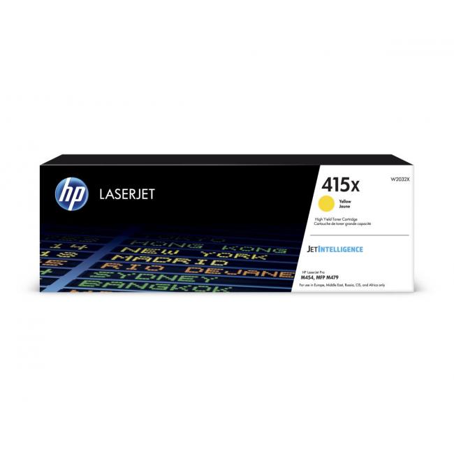 Toner HP W2032X HP 415X žlutý XL (6 000) pro LaserJet Pro M454/MFP M479/CLJ Enterprise M455/M480