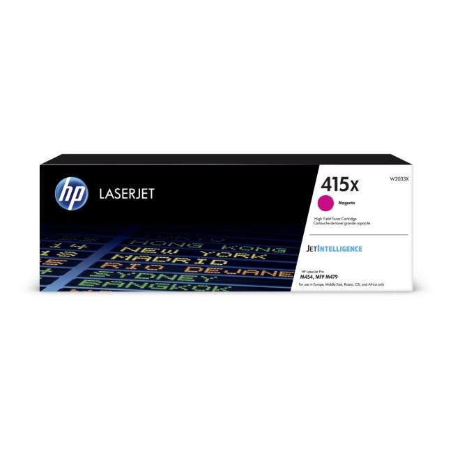 [HP102033] Toner HP W2033X HP 415X magenta XL (6.000 str.) pro LaserJet Pro M454/MFP M479/CLJ Enterprise M455/M480