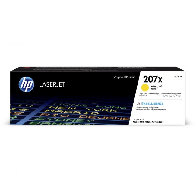[HP102212] Toner HP W2212X HP 207X yellow XL (2.450 str.) pro Color LaserJet Pro M255/MFP M282/ M283
