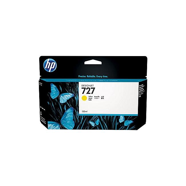 Inkoustová náplň HP B3P21A HP 727 yellow (130 ml) pro DesignJet T920/ T1500/ T2500