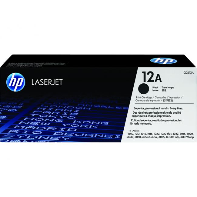 Toner HP Q2612A č.12A černý (2.000 str.) pro LaserJet 1010/1020/3015/3020