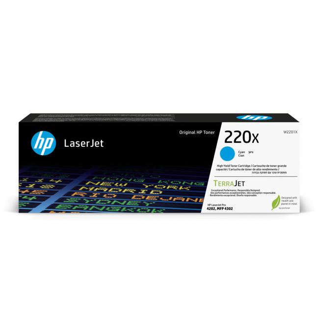 [HP220004] Toner HP 220X Cyan Original LaserJet (5.500 str.)