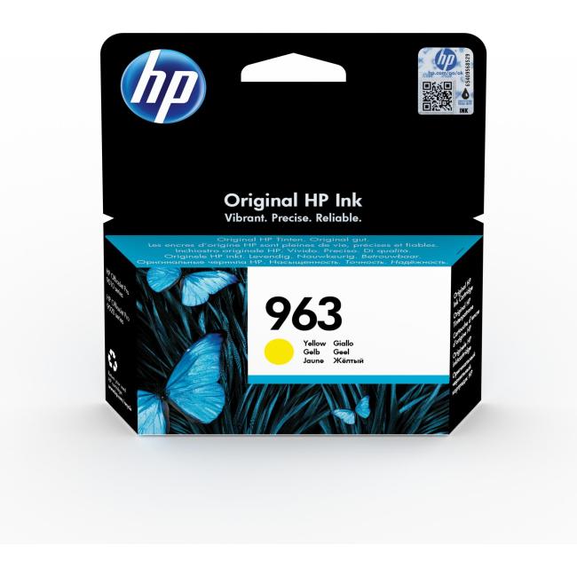 Inkoustová náplň HP 3JA25AE HP 963 yellow (700 str.) pro OfficeJet Pro 9010/9012e