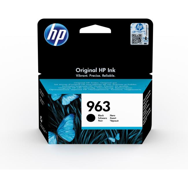 Inkoustová náplň HP 3JA26AE HP 963 black (1.000 str.) pro OfficeJet Pro 9010/9012e/9013