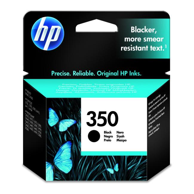 Inkoustová náplň HP CB335EE HP 350 black (200 str.) pro Officejet J5700/Photosmart C5200
