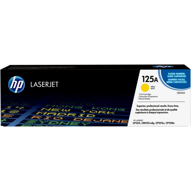 Toner HP CB542A HP 125A yellow (1.400 str.) pro LaserJet CP1215/1515