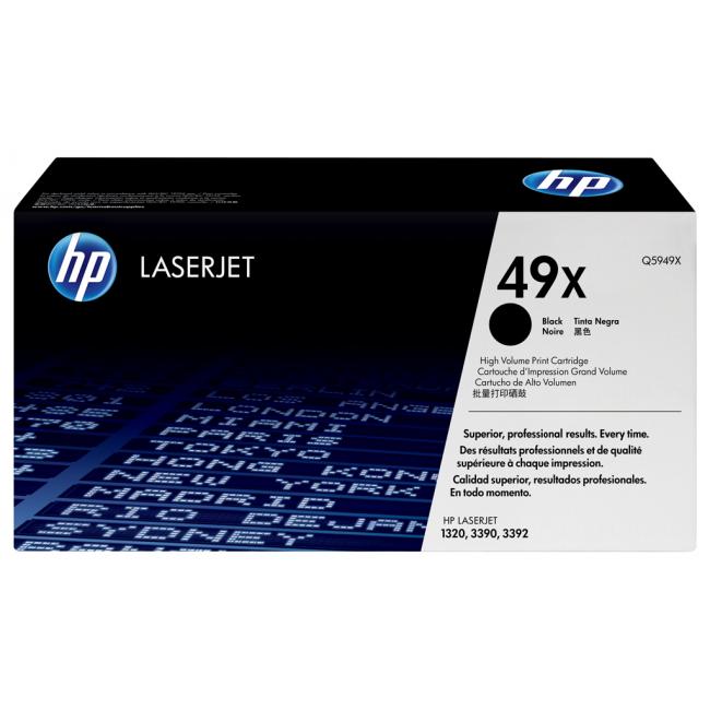 Toner HP Q5949X HP 49X black (6.000 str.) pro LaserJet 1160/1320/3390/3392
