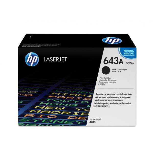 Toner HP Q5950A HP 643A black (11.000 str.) pro Color LaserJet 4700