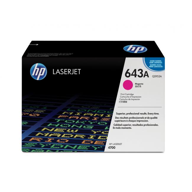 Toner HP Q5953A HP 643A magenta (10.000 str.) pro Color LaserJet 4700