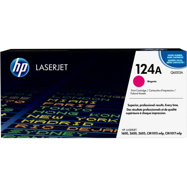 Toner HP Q6003A HP 124A magenta (2.000 str.) pro LaserJet 1600/2600/CM1015