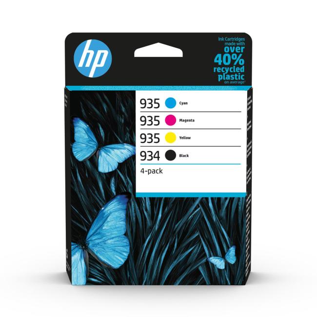 [HP672000] Inkoustová náplň HP 934/935 CMYK Original Ing Cartridge 4-pack nahrazena X4E14AE