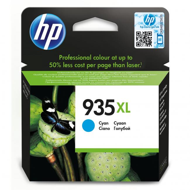 Inkoustová náplň HP C2P24AE HP 935XL cyan XL (825 str.) pro OfficeJet Pro 6230/6830