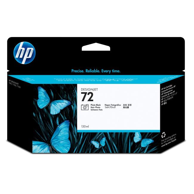 Inkoustová náplň HP C9370A HP 72 černá (130 ml) pro DesignJet T610/T620/T790/T770