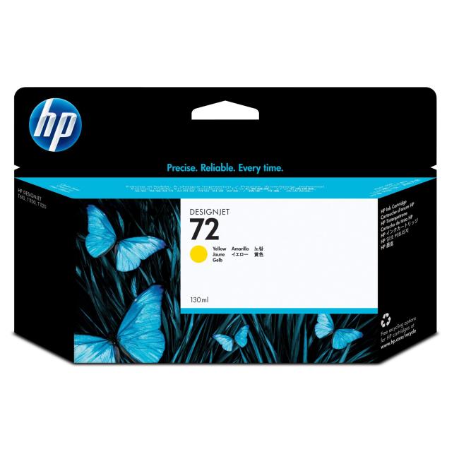 Inkoustová náplň HP C9373A HP 72 yellow (130 ml) pro DesignJet T610/T620/T790/T770