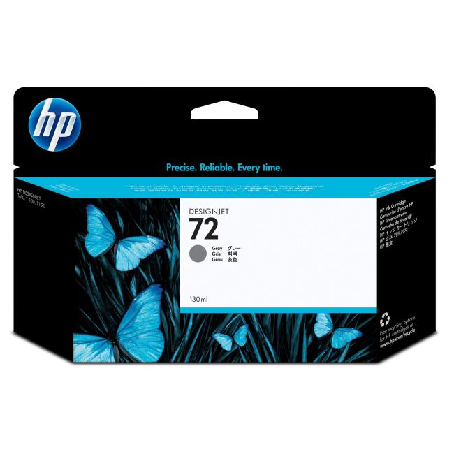 Inkoustová náplň HP C9374A HP 72 grey (130 ml) pro DesignJet T610/T620/T790/T770