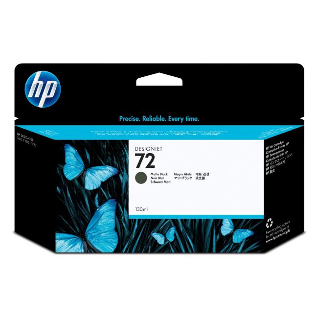 [HP940300] Inkoustová náplň HP C9403A HP 72 matte black (130 ml) pro DesignJet T610/T620/T790/T770/T1100