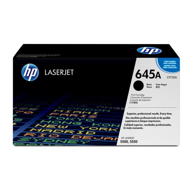 Toner HP C9730A HP 645A black (13.000 str.) pro Color LaserJet 5500/5550