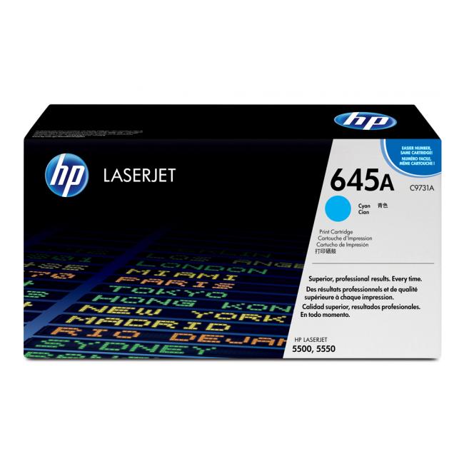 Toner HP C9731A HP 645A cyan (12.000 str.) pro Color LaserJet 5500/5550
