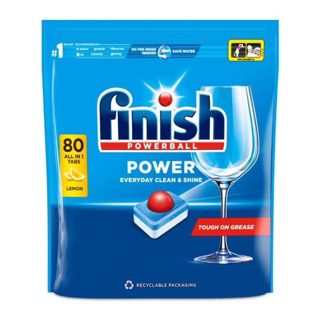 Finish tablety do myčky nádobí All in1 Max ( 80ks) Lemon