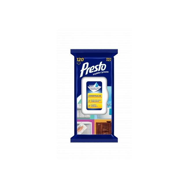 Přesto univerzální čistící vlhčené utěrky 120ks