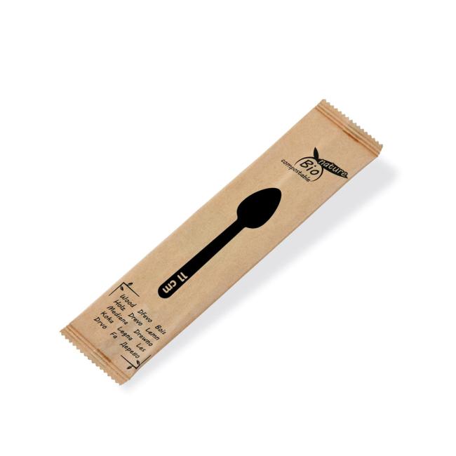 Lžičky dřevěné 11 cm jednotlivě balená (100 ks)