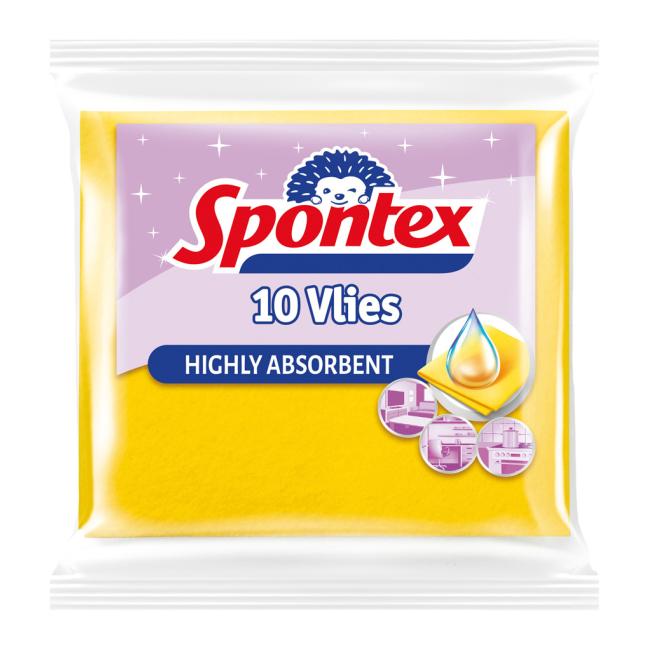 [HY044013] Utěrka z viskózy Spontex 10 Vlies 10 kusů