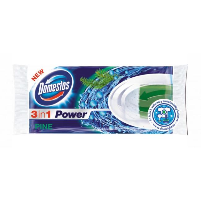 [HY064320] Domestos 3v1 WC blok NÁHRADNÍ masiv Borovice 35 g